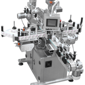 Front and back labelling machine