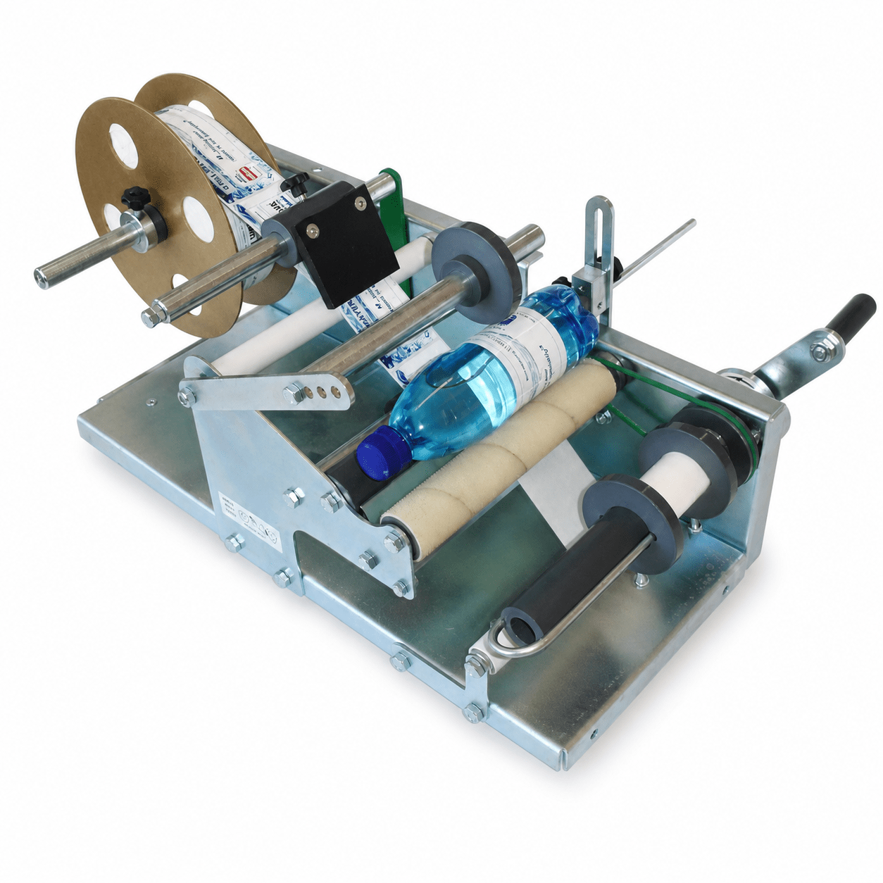 Manual Round Bottle Label Applicator
